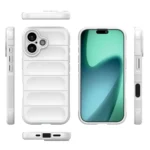 iPhone 17 Shockproof Silicone Bumper Case – White Cover - Image 3