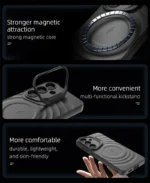 Samsung Galaxy S25 5G MagSafe Magnetic Silicone Case – Soft Full Protective Wireless Charging Cover (Grey)