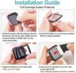 (2 Pcs) Apple Watch SE Tempered Glass Screen Protector – iWatch 40mm / 44mm Protective Glass - Image 7