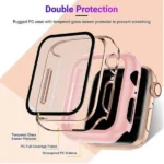 Apple Watch Hard Case with Built-In Screen Protector – 40/41/42/44/45mm iWatch Gel Protective Cover - Image 2