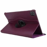 Apple iPad Pro 13 (2024) Dark Wine 360° Rotating Leather Case – Flip Stand Protective Cover - Image 3