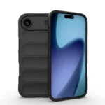 Apple iPhone 17 Air Black Shockproof Silicone Bumper Case – Protective Cover