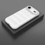 Apple iPhone 17 Air White Shockproof Silicone Bumper Case – Protective Cover - Image 3