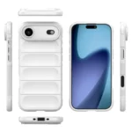 Apple iPhone 17 Air White Shockproof Silicone Bumper Case – Protective Cover - Image 2