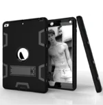 Apple iPad Pro 13 (2024) Black Hybrid Shockproof Case with Kickstand – Heavy Duty 3-in-1 Protective Cover - Image 6
