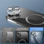 Apple iPhone 16 MagSafe Magnetic Shockproof Case – Black Clear Protective Cover - Image 5