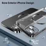 Apple iPhone 16 MagSafe Magnetic Shockproof Case – Black Clear Protective Cover - Image 4