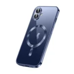 Apple iPhone 16 MagSafe Magnetic Shockproof Case – Blue Clear Protective Cover