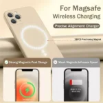 Apple iPhone 16 MagSafe Silicone Case – Black Full Protective Cover - Image 7
