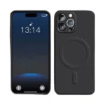 Apple iPhone 16 MagSafe Silicone Case – Black Full Protective Cover