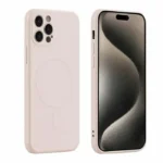 Apple iPhone 16 MagSafe Silicone Case – Pink Full Protective Cover