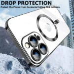 Apple iPhone 16 Pro MagSafe Magnetic Clear Case – Silver Protective Cover - Image 6