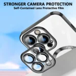 Apple iPhone 16 Pro MagSafe Magnetic Shockproof Case – Black Clear Cover - Image 4