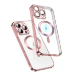 Apple iPhone 16 Pro MagSafe Magnetic Clear Case – Silver Protective Cover - Image 2
