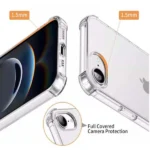 Apple iPhone 16e Crystal Clear Heavy Duty Shockproof Case – Transparent Cover - Image 2