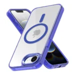 Apple iPhone 16e MagSafe Magnetic Shockproof Case – Blue Clear Protective Cover
