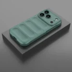 Apple iPhone 17 Pro Shockproof Silicone Bumper Case – Green Protective Cover - Image 3