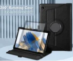 Galaxy Tab A8 Case – Blue 360° Rotating Stand - Image 2