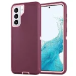 Samsung Galaxy S22 Heavy Duty Defender Rugged Case – Purple