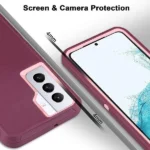 Samsung Galaxy S22 Heavy Duty Defender Rugged Case – Purple - Image 4