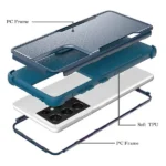 Samsung Galaxy S22 Adventure Rugged Case – Blue - Image 3