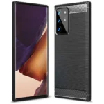 Note 20 Ultra Rugged Case – Black Matte Carbon Fiber Cover