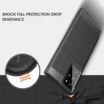 Note 20 Ultra Rugged Case – Black Matte Carbon Fiber Cover - Image 3