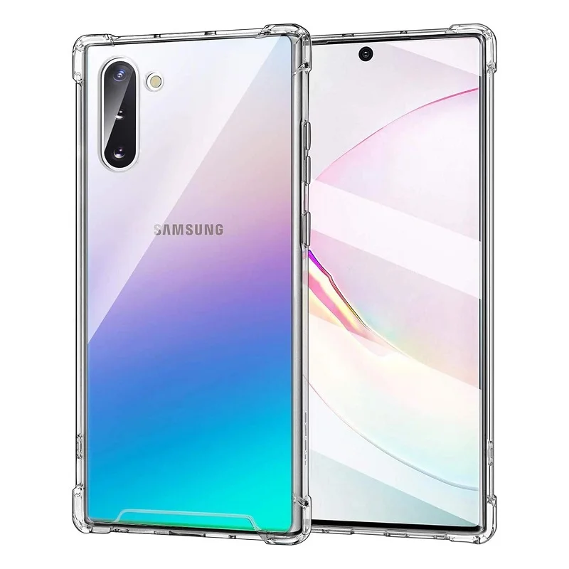 10 plus clear Note 10 Plus Clear TPU Case – Transparent Protective Cover - Image 1