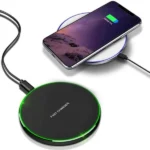 15W Qi Wireless Fast Charging Charger Pad for Apple iPhone Samsung Galaxy Huawei – Black