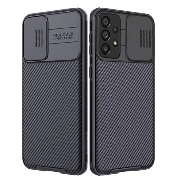 A53 Nillkin Samsung Galaxy A23 5G CamShield Slim Protective Case – Black - Image 1