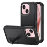 iPhone 15 Heavy Duty Rugged Case – Black