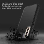 Samsung Galaxy S22 Ultra Defender Rugged Case – Black - Image 4