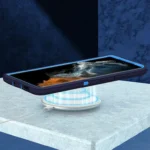 Samsung Galaxy S22 Ultra Defender Rugged Case – Blue - Image 3