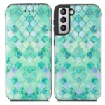 Samsung Galaxy S23 Plus RFID Leather Wallet Case – Emerald - Image 2