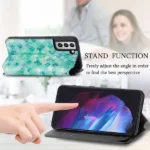 Samsung Galaxy S23 Plus RFID Leather Wallet Case – Emerald - Image 3