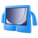 Galaxy Tab A9 Plus Kids Case – Blue Rugged Kickstand Cover - Image 3