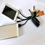 3 in 1 Multi USB Charging Short Travel Size 6” Keychain Cord for Android iPhone - Image 3