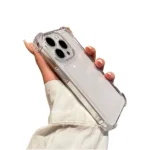 Apple iPhone 15 Heavy Duty TPU Shockproof Case – Clear