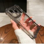 Apple iPhone 15 Heavy Duty TPU Shockproof Case – Clear - Image 4
