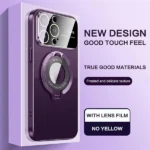 Apple iPhone 15 MagSafe Magnetic Rugged Shockproof Case – Heavy Duty Protective Cover Purple