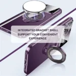 Apple iPhone 15 MagSafe Magnetic Rugged Shockproof Case – Heavy Duty Protective Cover Purple - Image 3