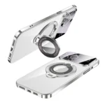 Apple iPhone 15 MagSafe Magnetic Rugged Shockproof Case – Heavy Duty Protective Cover Silver