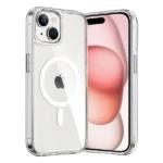 Apple iPhone 15 MagSafe Magnetic Case with HaloLock Shockproof Military Grade Clear Protective Cover