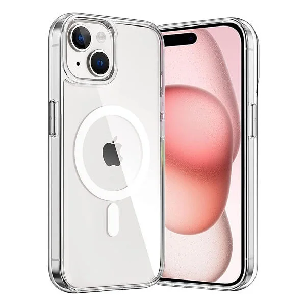 For-Apple-iPhone-15-MagSafe-Magnetic-Case-with-HaloLock-Shockproof-Military-Grade-Protection-Scratch-Resistant-Back-Clear-Protective-Cover-Clear-1 Apple iPhone 15 MagSafe Magnetic Case with HaloLock Shockproof Military Grade Clear Protective Cover - Image 1