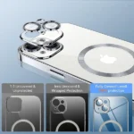 Apple iPhone 15 MagSafe HaloLock Shockproof Case – Silver - Image 4