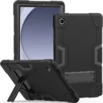 Galaxy Tab A9 Plus Case – Black Hybrid Kickstand Cover