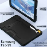 Samsung Galaxy Tab S9 11 Inch 3-in-1 Shockproof Kickstand Case – Navy Blue - Image 6