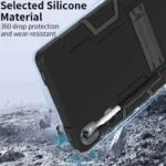 Samsung Galaxy Tab S9 11 Inch 3-in-1 Shockproof Kickstand Case – Navy Blue - Image 8