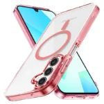 Samsung Galaxy A36 MagSafe Magnetic Cover HaloLock Shockproof Clear Case Rose Gold