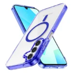 Samsung Galaxy A36 MagSafe Magnetic Cover HaloLock Shockproof Clear Case Blue